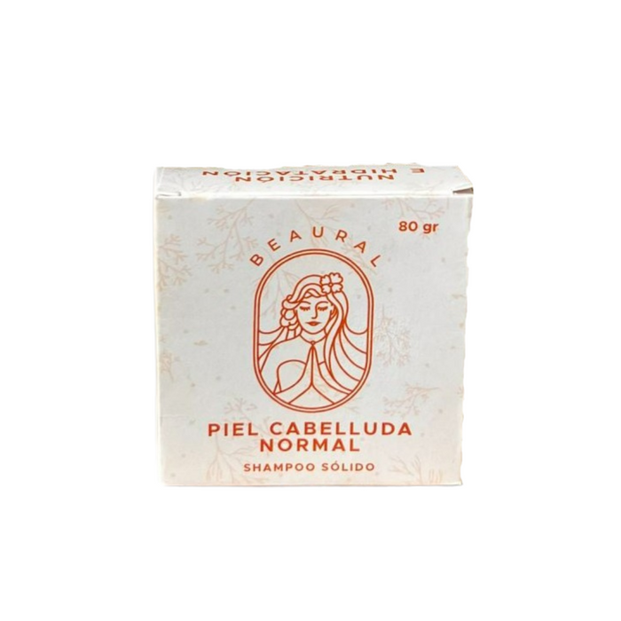 Shampoo sólido limpieza gentil piel cabelluda normal 80 g