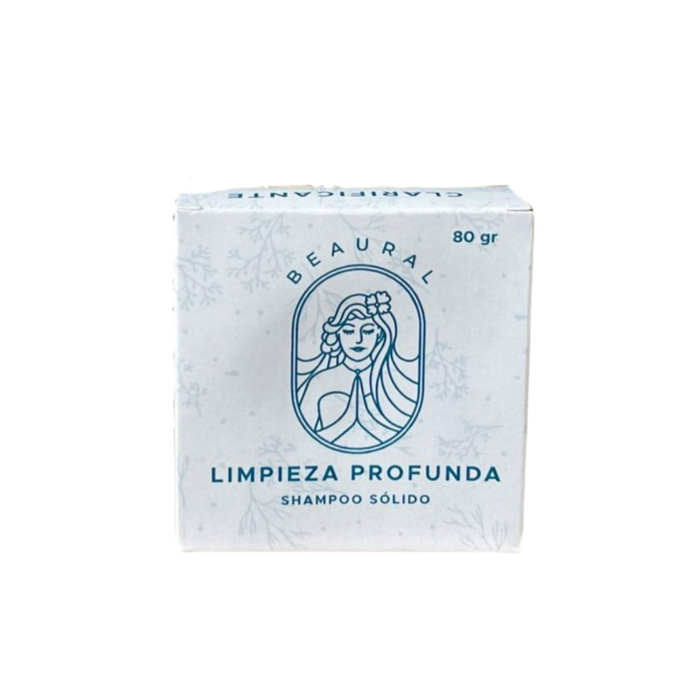 Shampoo sólido clarificante todo tipo de piel cabelluda 80 g