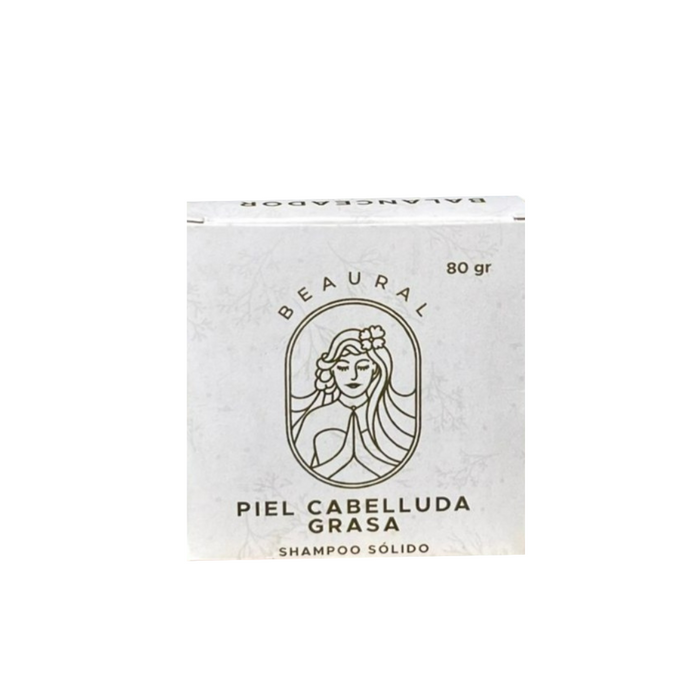 Shampoo sólido balanceador de piel cabelluda normal a grasa 80 g
