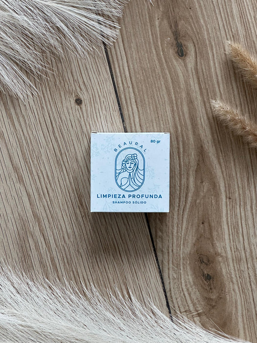 Shampoo sólido clarificante todo tipo de piel cabelluda 80 g