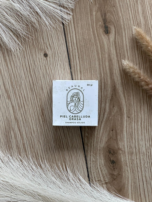Shampoo sólido balanceador de piel cabelluda normal a grasa 80 g